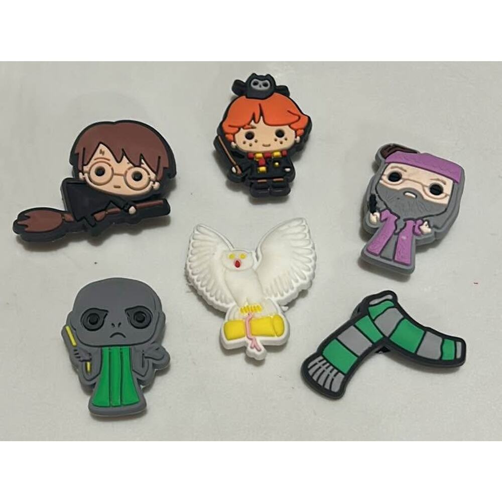 (6) NEW Harry Potter Croc Shoe Charms